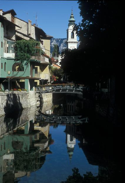 il fiume Brenta a Borgo Valsugana